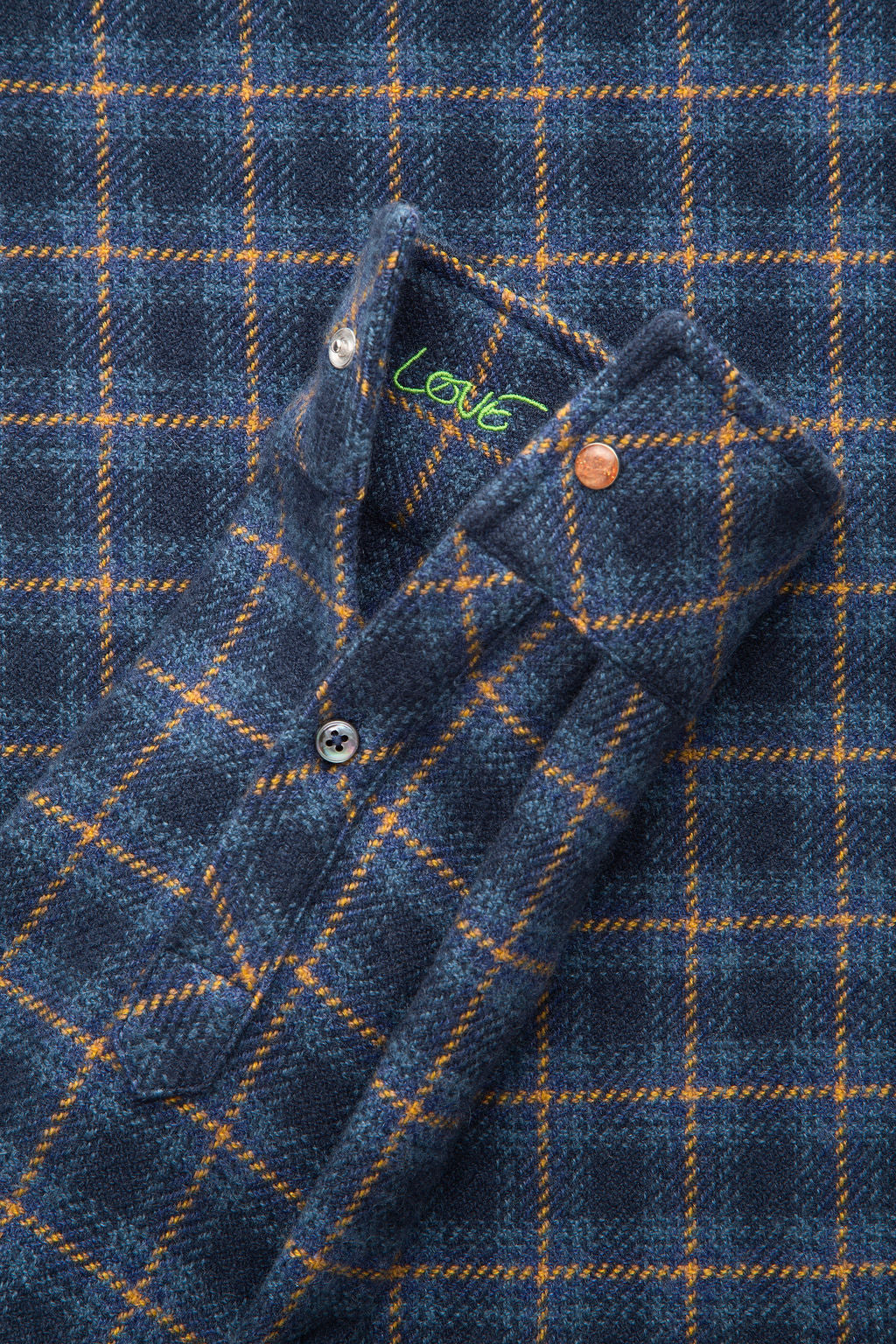 Rugged Explorer Plaid Cashmere Shirt