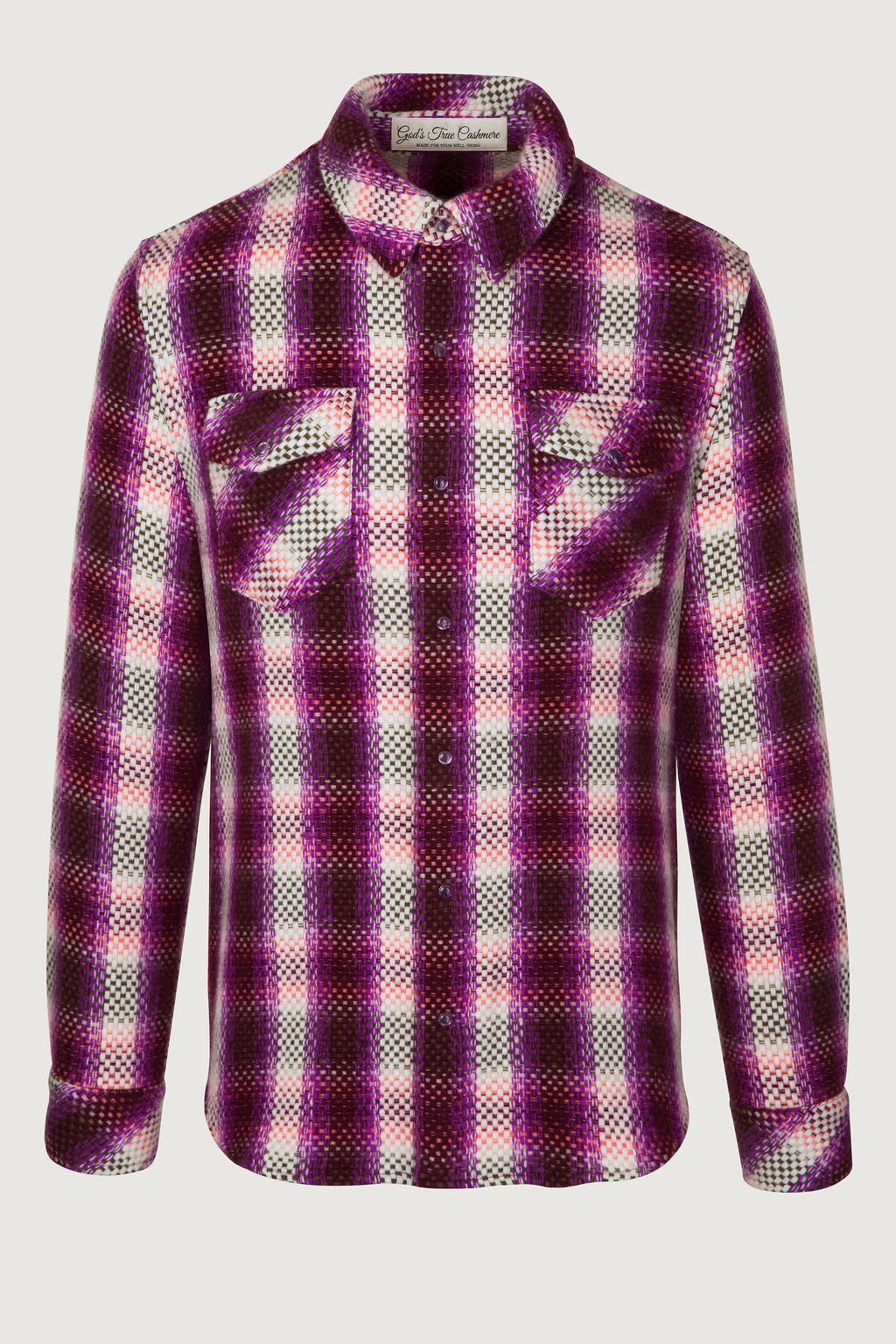 Frontier Plaid Cashmere Shirt