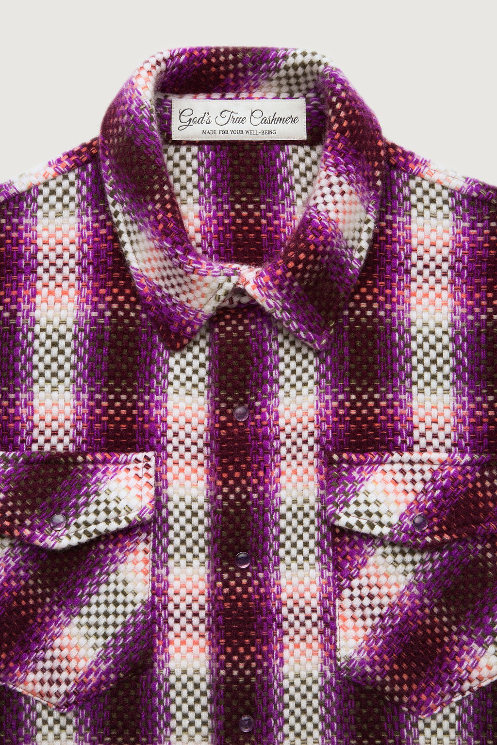 Frontier Plaid Cashmere Shirt