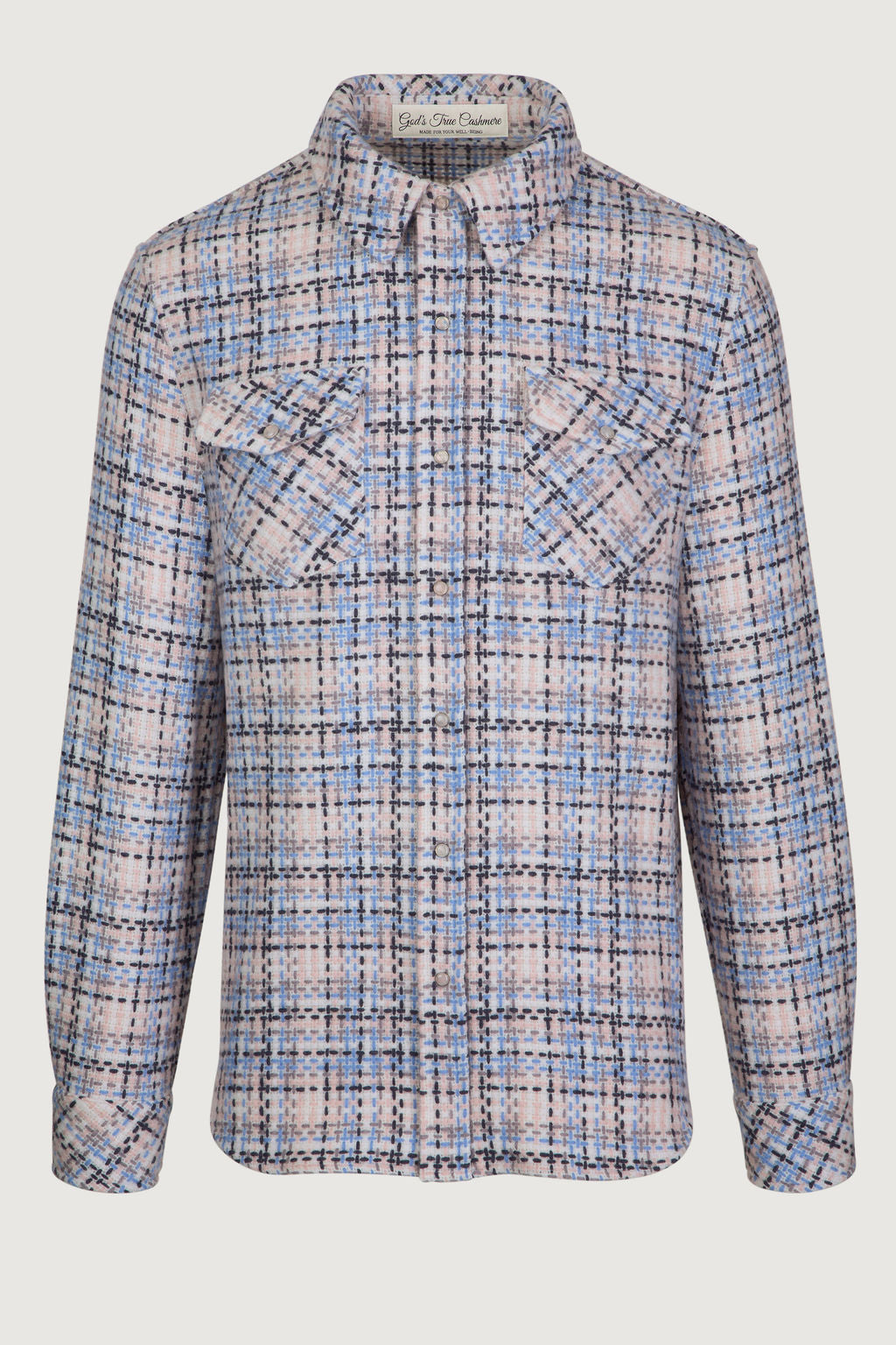 Rosewood Waffle Cashmere Shirt