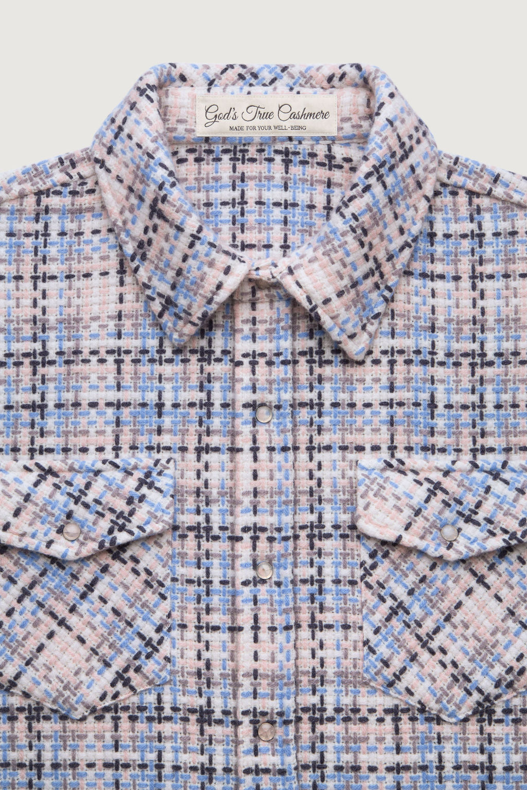 Rosewood Waffle Cashmere Shirt