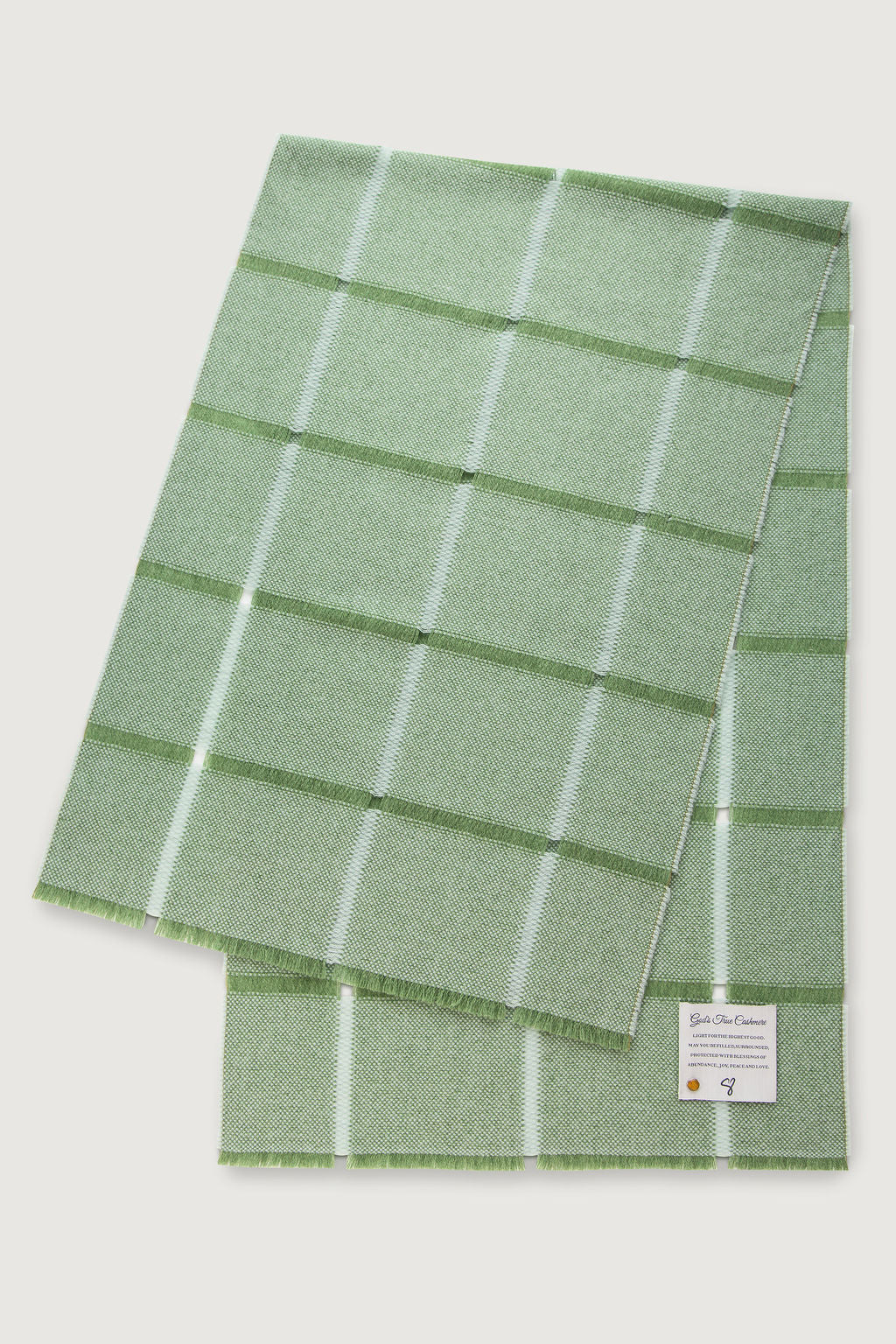 Green Cashmere Hemingway Scarf