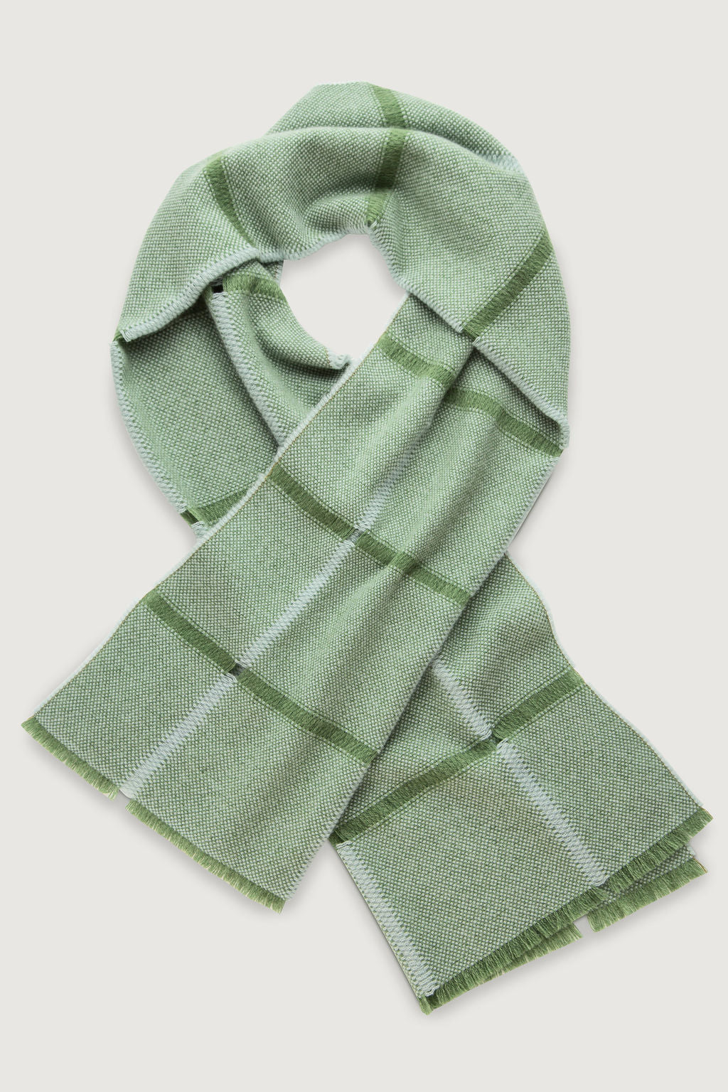 Green Cashmere Hemingway Scarf