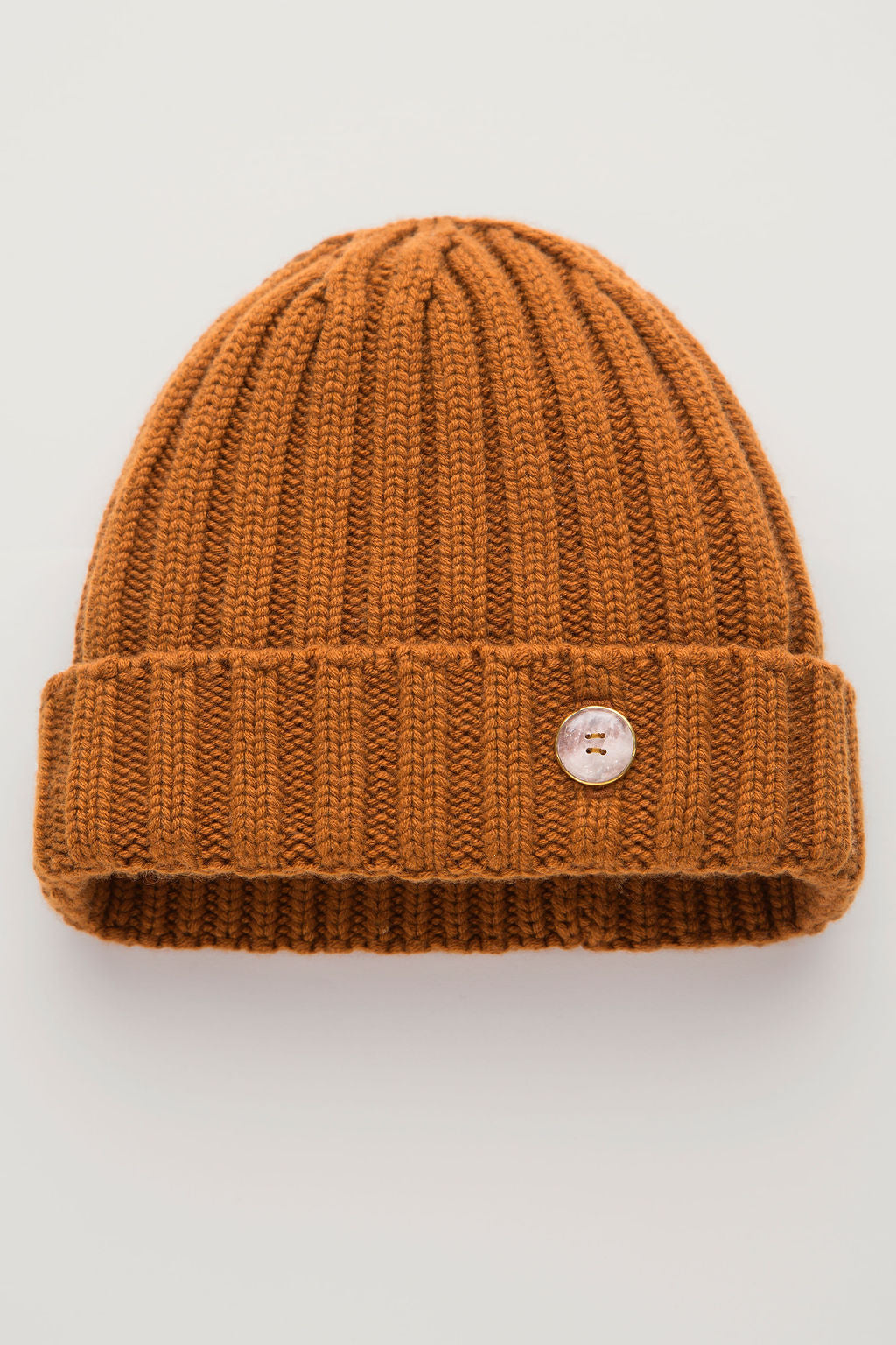 Vicuna Cashmere Rib Beanie