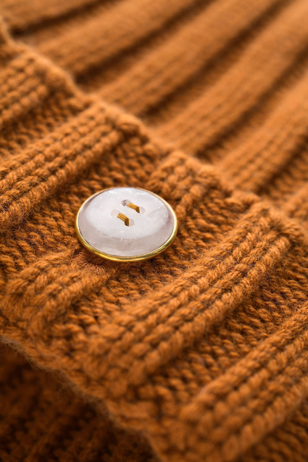 Vicuna Cashmere Rib Beanie