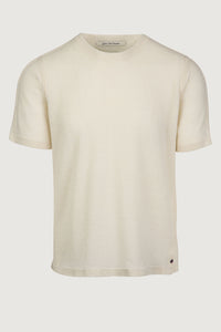 Ivory Signature Knit Cashmere T-Shirt