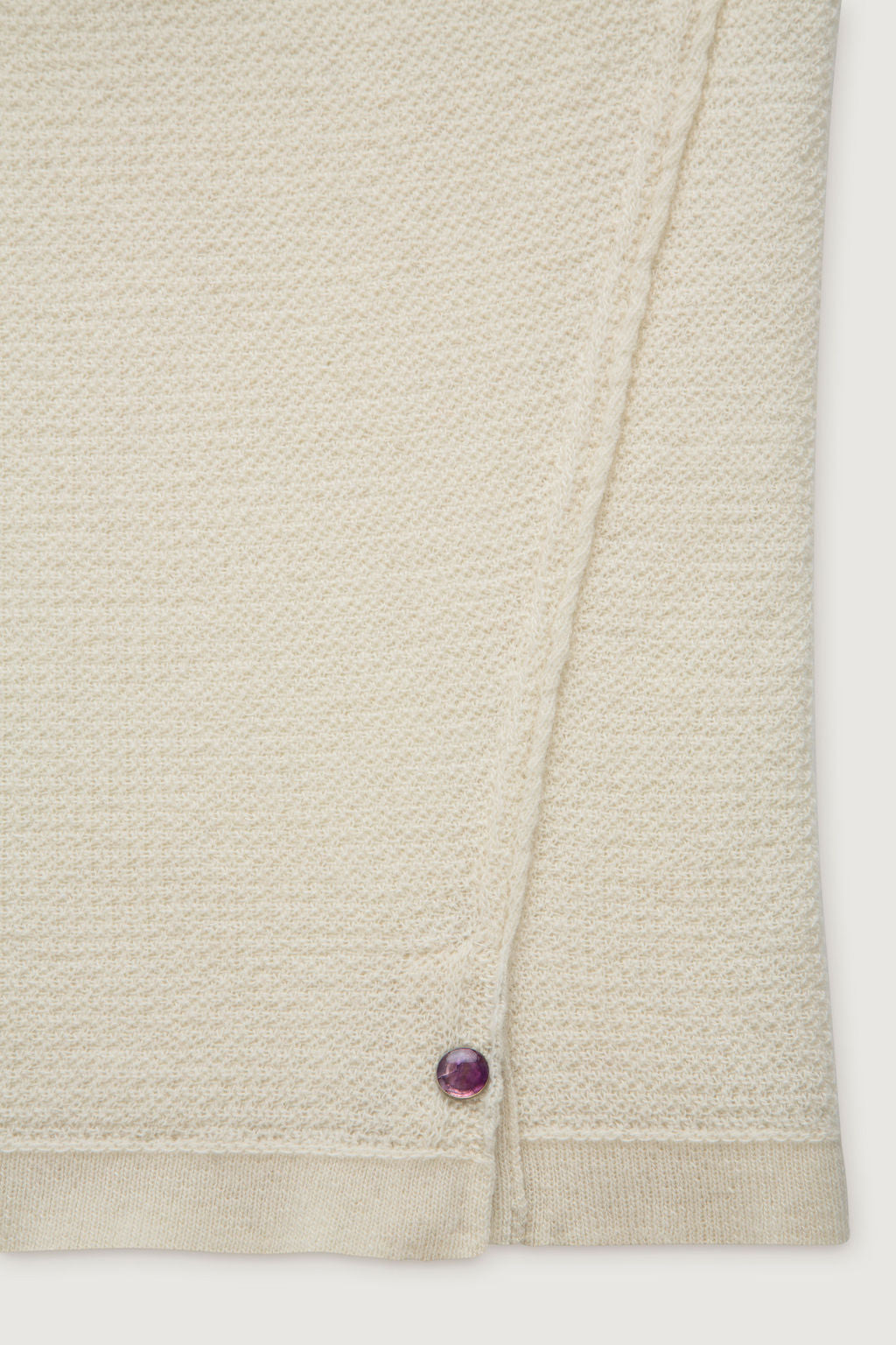 Ivory Signature Knit Cashmere T-Shirt