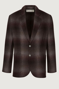 Chocolate Brown Lightweight Cashmere Travel Blazer