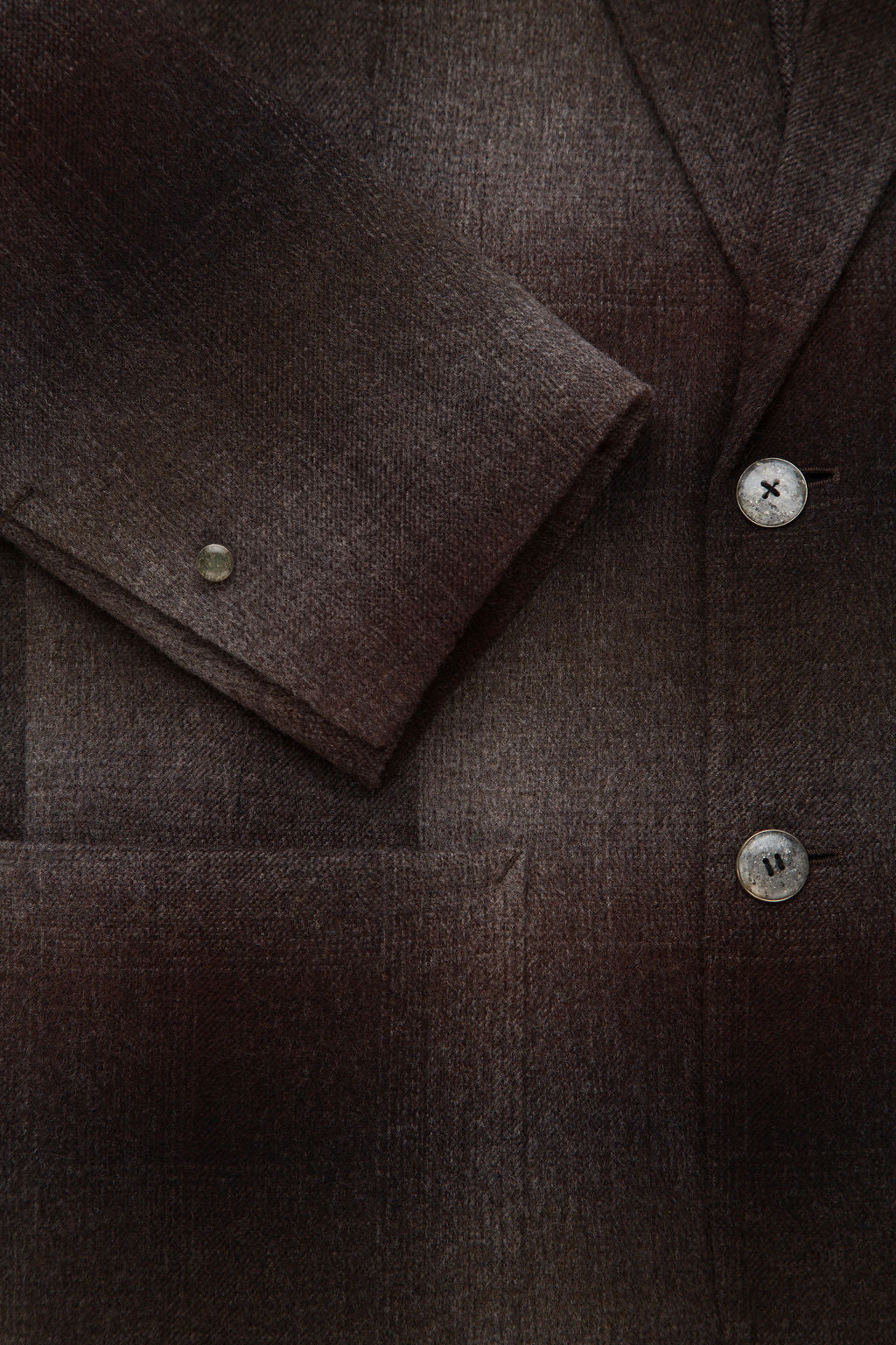 Chocolate Brown Lightweight Cashmere Travel Blazer