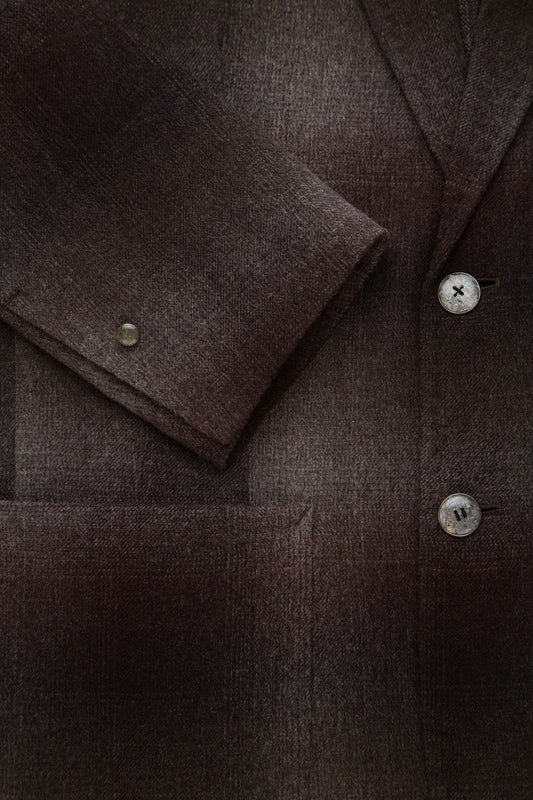 Chocolate Brown Lightweight Cashmere Travel Blazer
