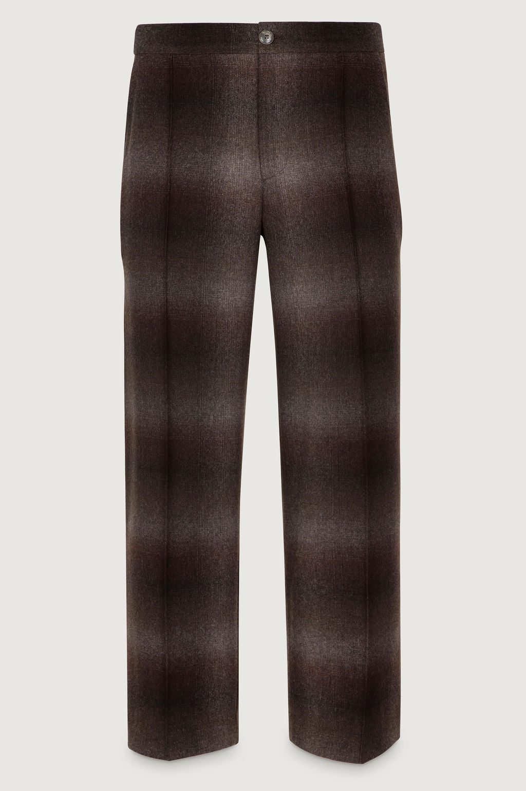 Chocolate Brown Cashmere Tailored Pant