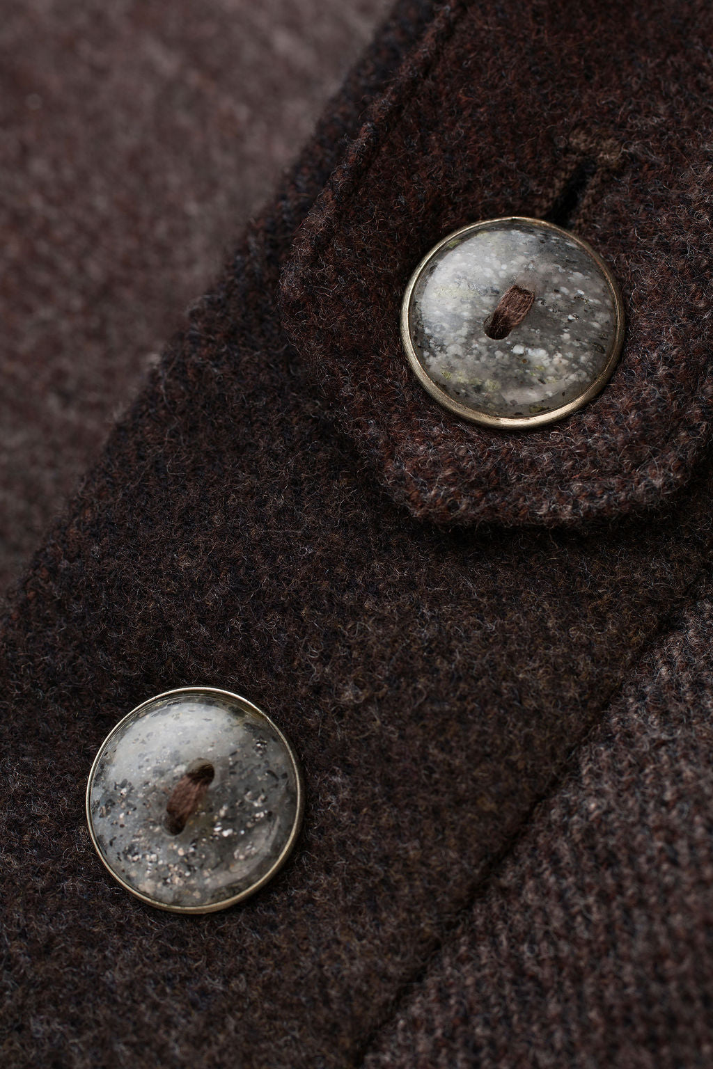 Chocolate Brown Cashmere Tailored Pant