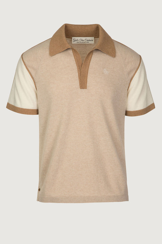 Biscotti Tri Color Knit Sweater Polo