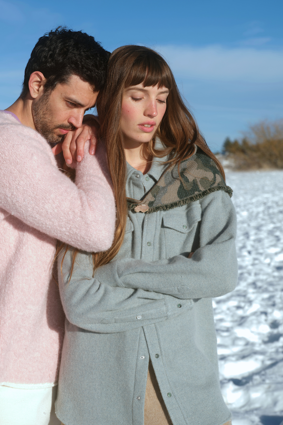 Celeste Solid Cashmere Shirt