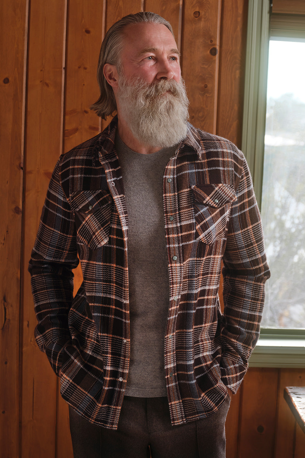 Wilderness Plaid Cashmere Shirt