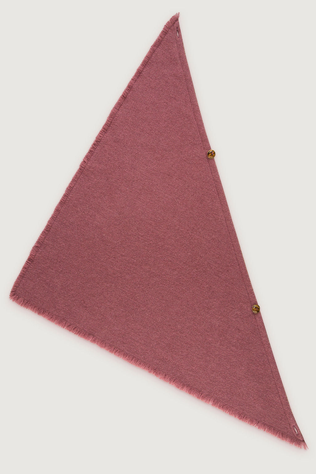 Rose Solid Cashmere Bandana