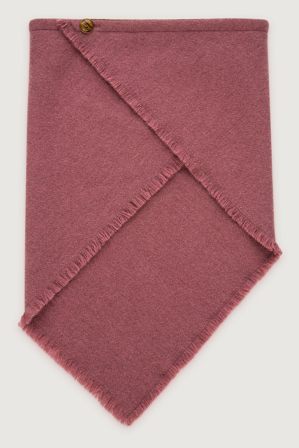 Rose Solid Cashmere Bandana