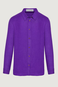 Purple Cashmere Shirt