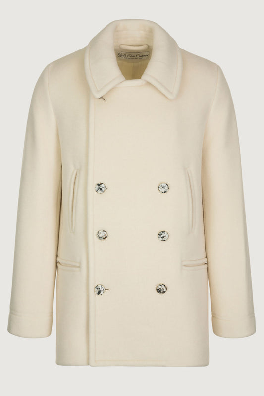 Ivory Cashmere Peacoat