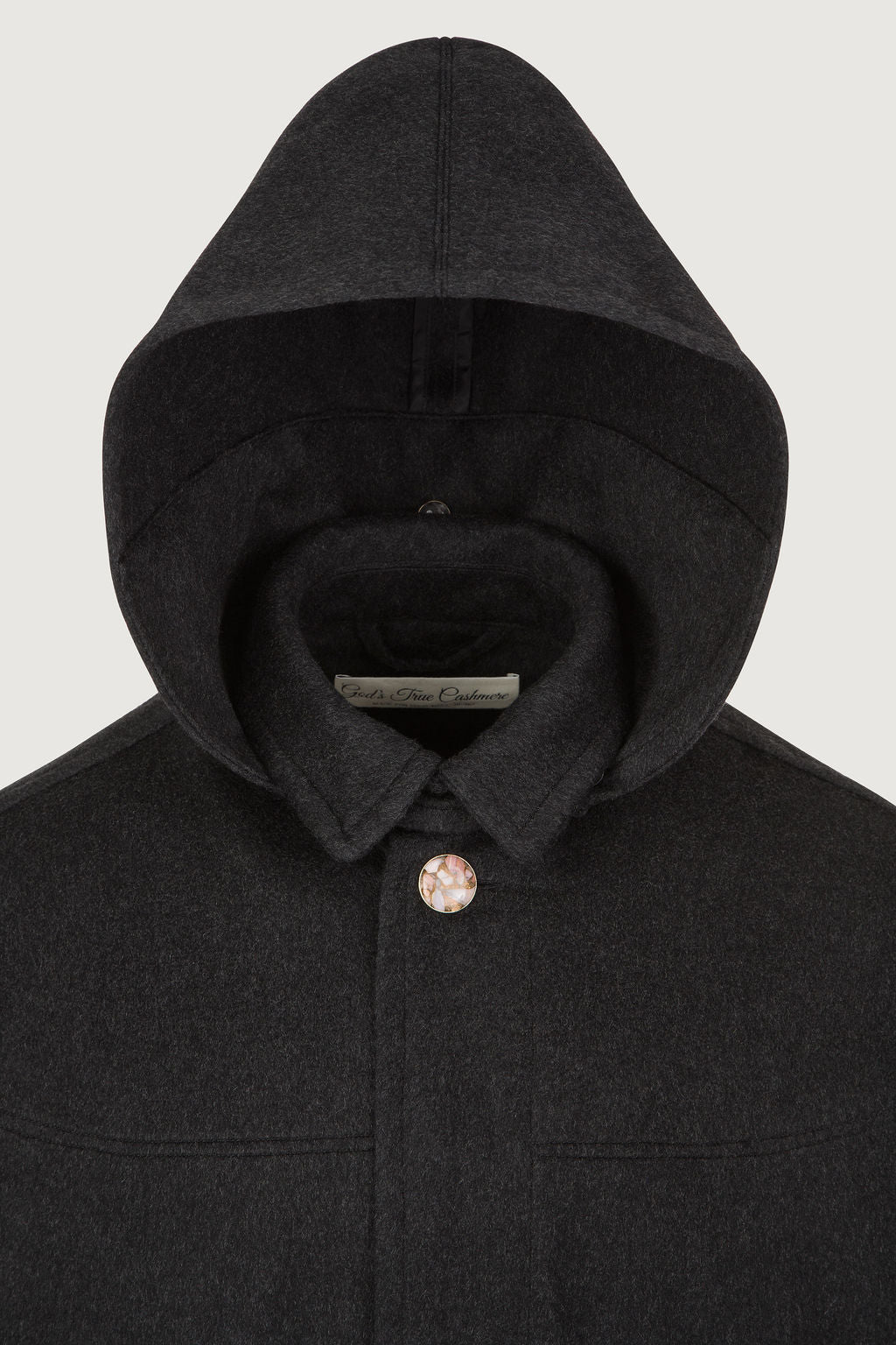 Charcoal Cashmere Riding Cape