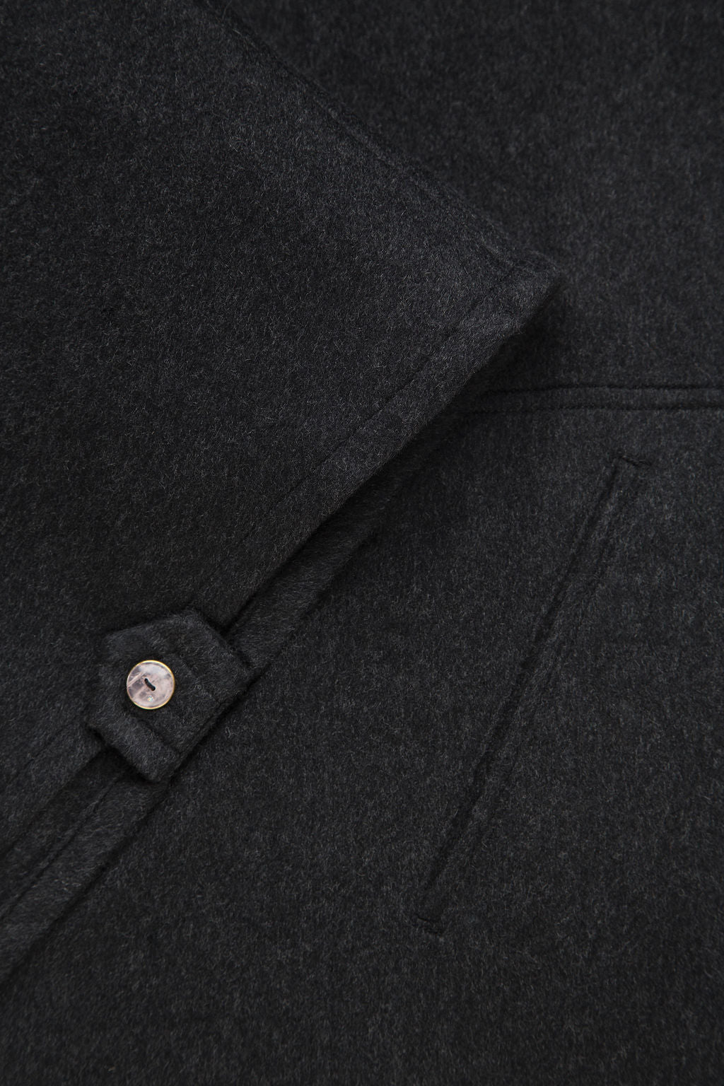 Charcoal Cashmere Riding Cape