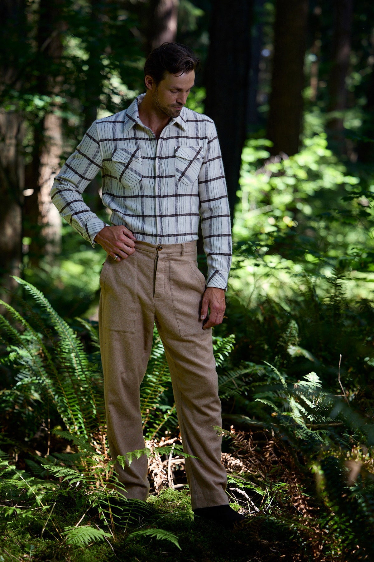 Tan Cashmere Army Pant