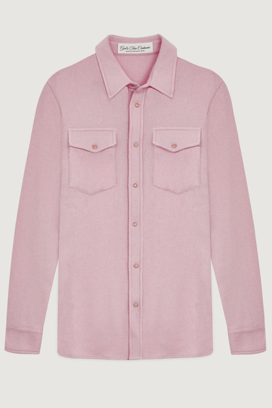 Mauve Cashmere Shirt