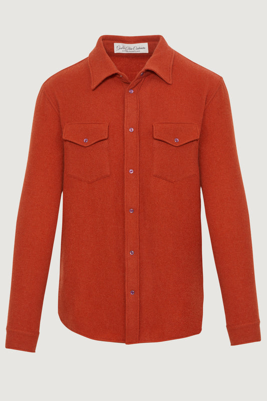 Rust Cashmere Shirt