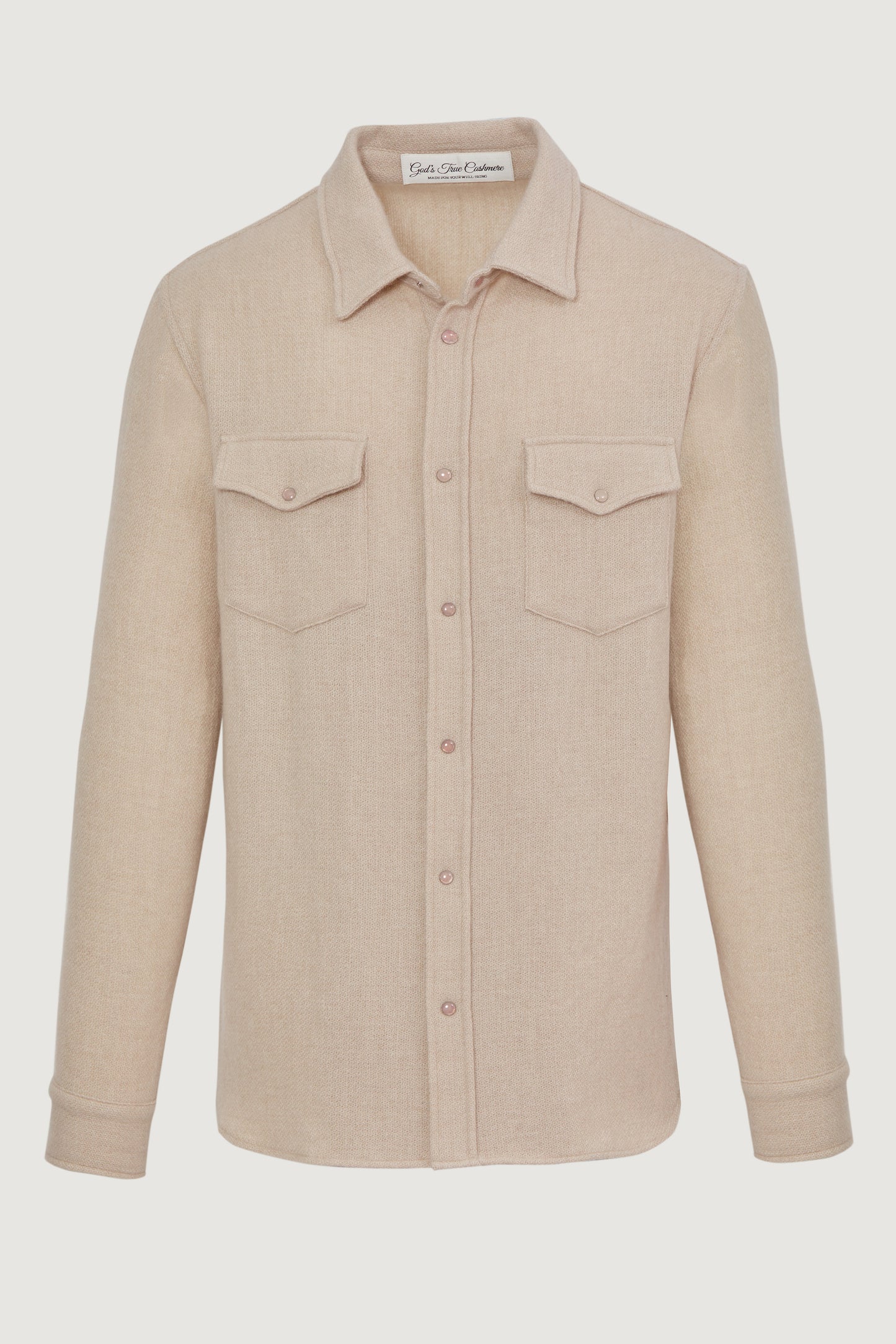 Oatmeal Cashmere Shirt