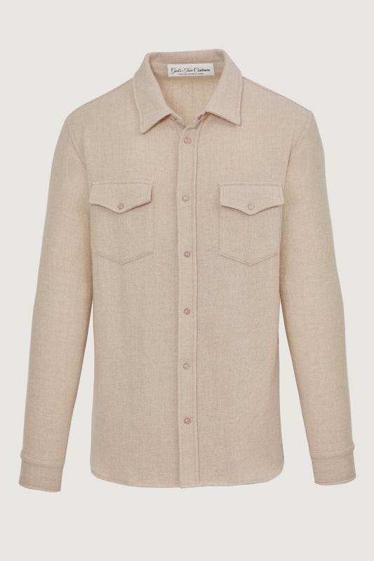 Oatmeal Cashmere Shirt