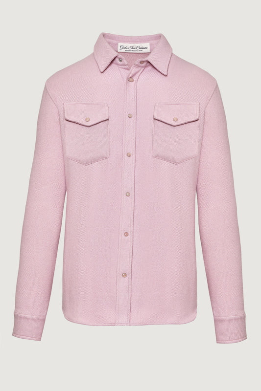 Dusty Rose Cashmere Shirt