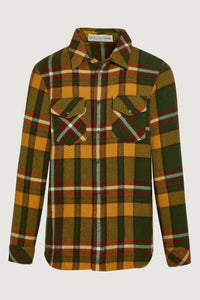 Hunter Green Tartan Cashmere Shirt
