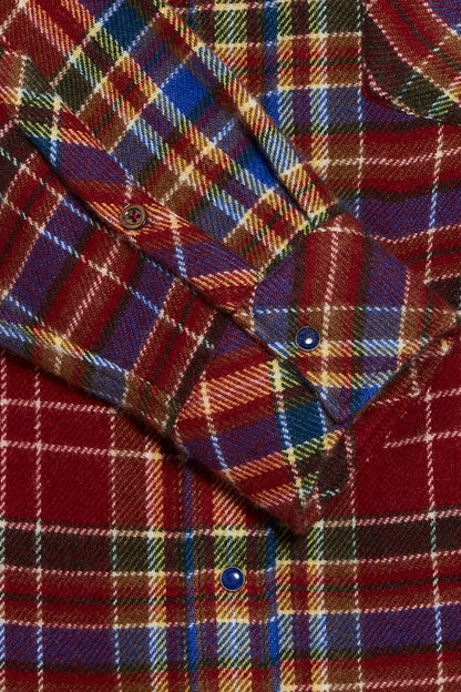 Rust Tartan Cashmere Shirt