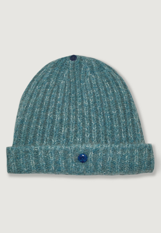 Teal Cashmere Beanie
