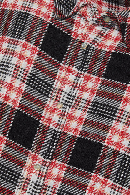 Amber Black Tartan Cashmere Shirt