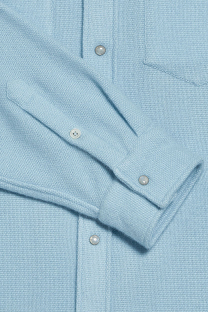 Azure Cashmere Shirt