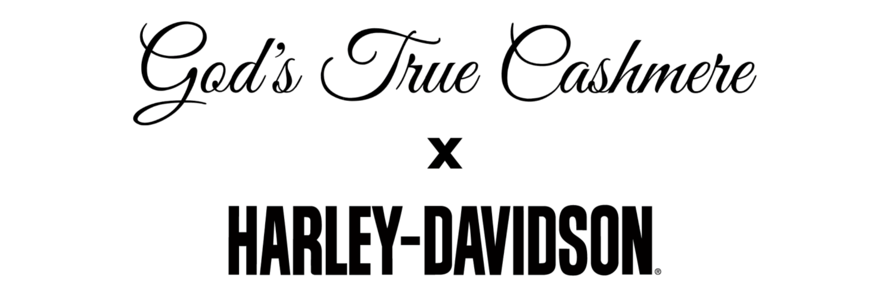 God's True Cashmere × Harley-Davidson