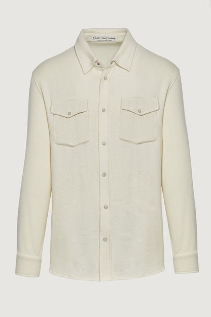 Ivory Cashmere Shirt
