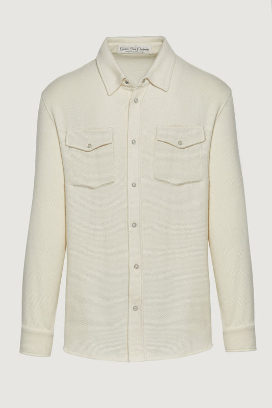 Ivory Cashmere Shirt