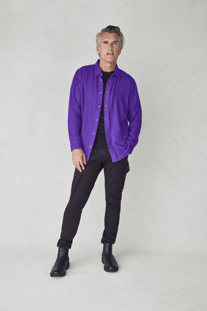 Purple Cashmere Shirt