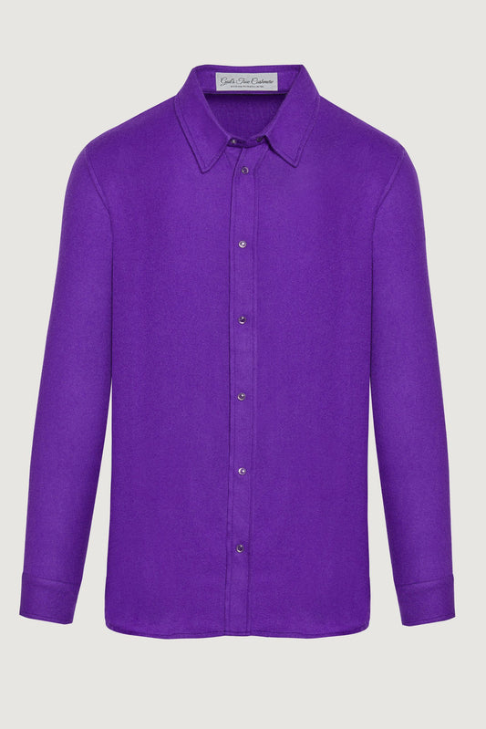 Purple Cashmere Shirt