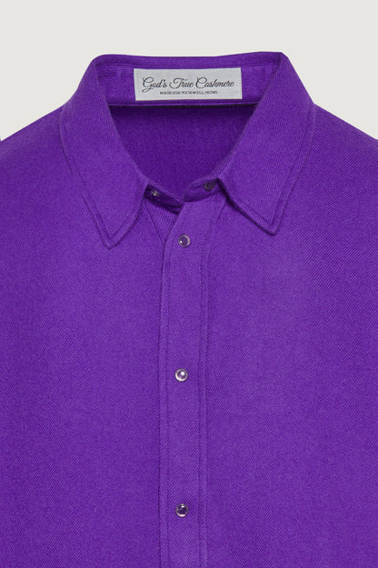 Purple Cashmere Shirt