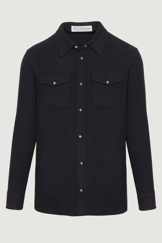 Black Cashmere Shirt